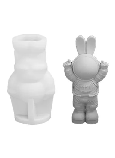 Space Rabbit Shape, DIY Silicone Fondant Mold Cake, Decorating Tool
