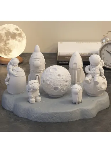 Space Rabbit Shape, DIY Silicone Fondant Mold Cake, Decorating Tool