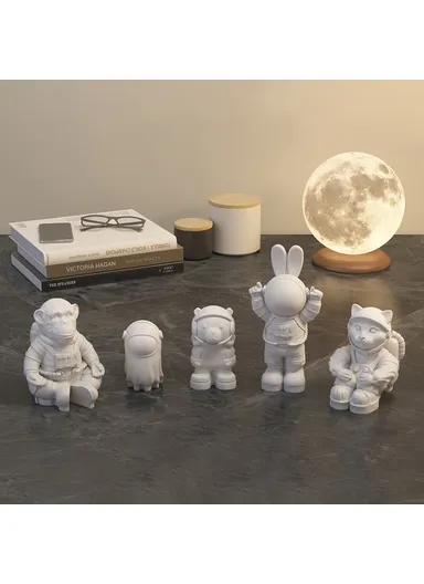 Space Rabbit Shape, DIY Silicone Fondant Mold Cake, Decorating Tool