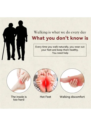 1 Pair 10 Magnetic Stones Massage Insoles Breathable, Sweat-Absorbent Imitation, Pebble Magnetic Insoles