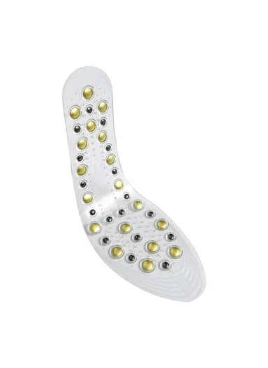 1 Pair Magnetic Circulation Massage Insole Breathable Acupuncture Point Feet Massage Soles - Black