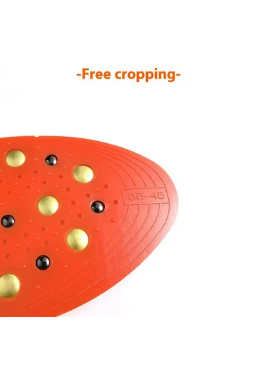 1 Pair Magnetic Circulation Massage Insole Breathable Acupuncture Point Feet Massage Soles - Black