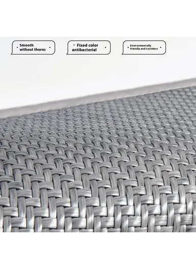 60x180cm Summer Rattan Window Seat Cushion, Cool Windowsill Mat, Bedroom Balcony Cooling Pad - Grey