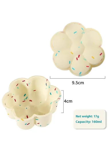 10PCS Silicone Baking Molds DIY Non-stick Cake Cups Baking Tool (BPA Free, FDA Certified) - Flower