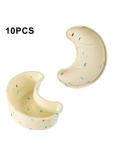 10PCS Silicone Baking Molds DIY Non-stick Cake Cups Baking Tool (BPA Free, FDA Certified) - Moon