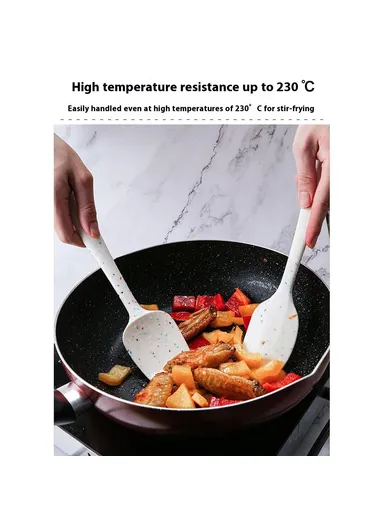 6Pcs / Set Silicone Kitchen Utensils Cooking Tools Cream, Scraper, Spatula ,Oil Brush Kit (BPA Free, FDA Certified)