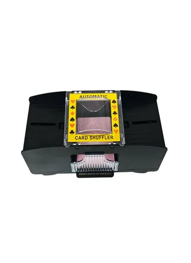 Automatic Card Shuffler for 2 Decks Playing Cards Battery Operated Electric Poker Shuffling Machine