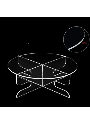 Acrylic Beverage Dispenser Stand Cupcakes Storage Rack Shelf Up To 19cm Diameter - YX172 
