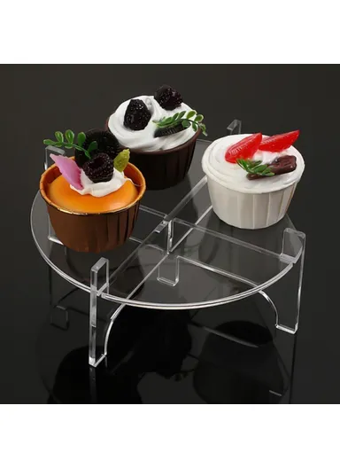  Acrylic Beverage Dispenser Stand Small Size Drink Holder, Plant Pot Support for Party Kitchen Events - YX171-1