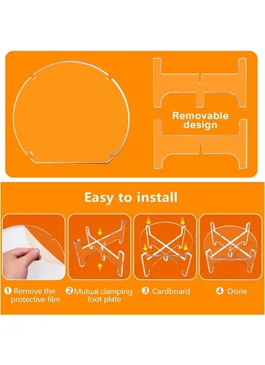 Acrylic Beverage Dispenser Stand Large Size Drink Holder Plant Pot Support for Party Kitchen Events - YX171-2
