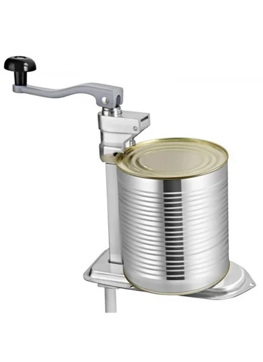 Manual Can Opener, Long Handle Commercial Table Clamp Opener for Restaurant Hotel