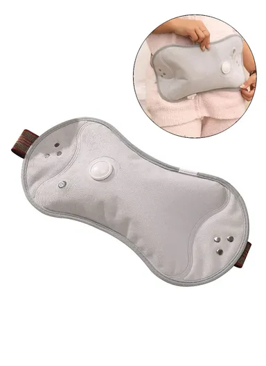 Electric Hot Water Bottle, Crystal Fleece Heated Waist Belt for Belly Back Warming Bag