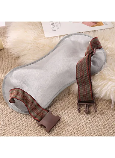 Electric Hot Water Bottle, Crystal Fleece Heated Waist Belt for Belly Back Warming Bag