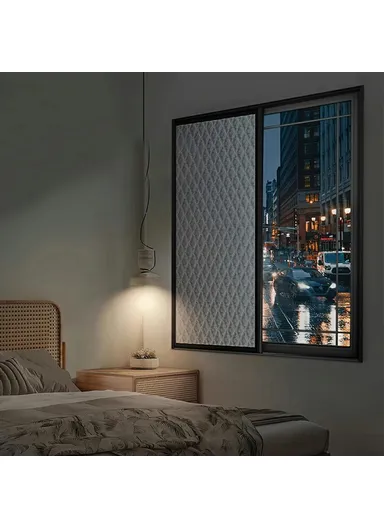 130 x 150cm Graphene Thermal Insulation Window Curtain Winter Self Adhesive Windproof Window Barrier