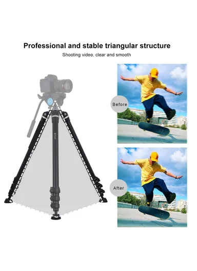 PU3029 97-180cm Large Tripod Metal Foldable Portable Camera Photography Stand