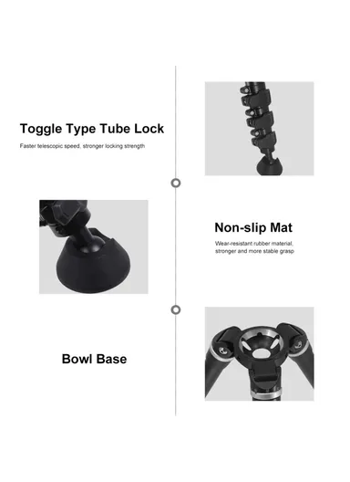 PU3029 97-180cm Large Tripod Metal Foldable Portable Camera Photography Stand