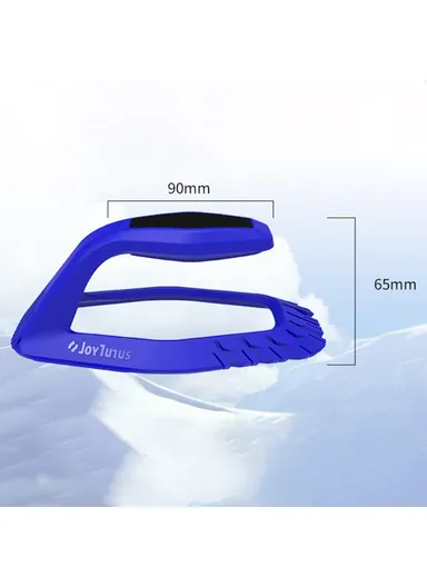 4-in-1 Car Ice Scraper Windshield Ice Breaker Quick Clean Glass Brush Snow Remover