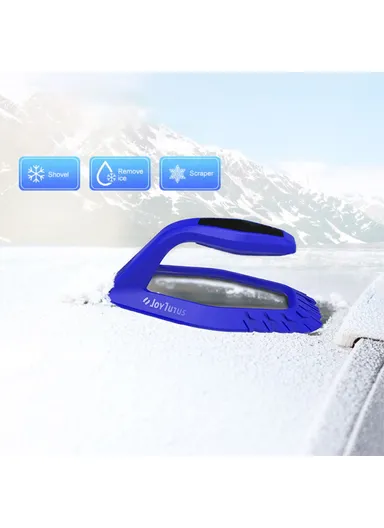4-in-1 Car Ice Scraper Windshield Ice Breaker Quick Clean Glass Brush Snow Remover