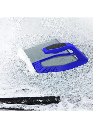 4-in-1 Car Ice Scraper Windshield Ice Breaker Quick Clean Glass Brush Snow Remover