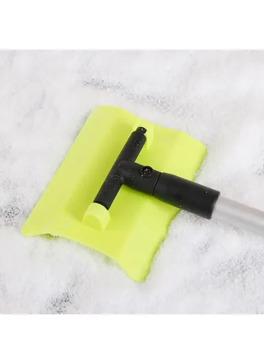Winter Extendable Snow Removal Shovel Aluminum Alloy+ABS+PP Car Window Snow Scraper - Grey