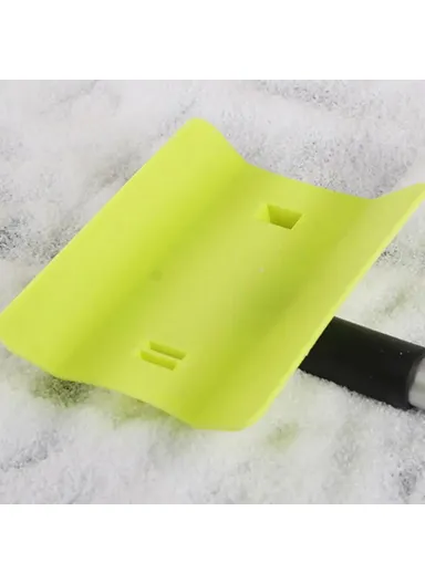 Winter Extendable Snow Removal Shovel Aluminum Alloy+ABS+PP Car Window Snow Scraper - Grey