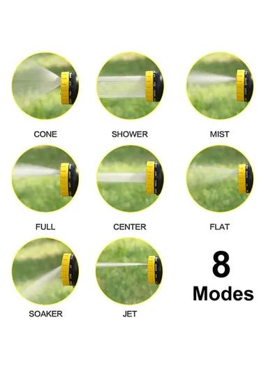 100ml Multi-Functional Water Gun Liquid-Filled High-Pressure Hand Sprayer for Washing Car Watering Lawn - Yellow