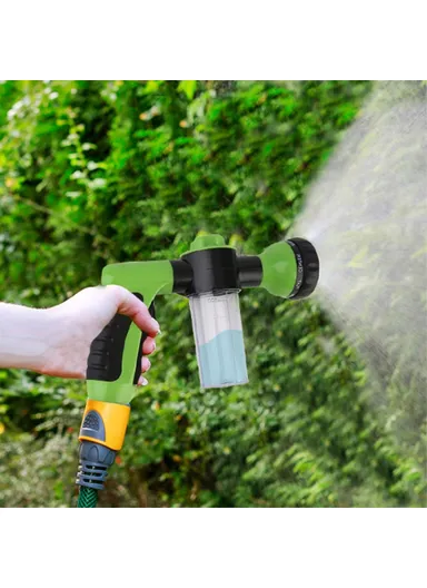 100ml Multi-Functional Water Gun Liquid-Filled High-Pressure Hand Sprayer for Washing Car Watering Lawn - Yellow