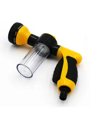 100ml Multi-Functional Water Gun Liquid-Filled High-Pressure Hand Sprayer for Washing Car Watering Lawn - Yellow