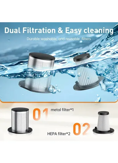 Handheld Mini Car Vacuum Cleaner Rechargeable Wireless Powerful Suction Cleaning Device