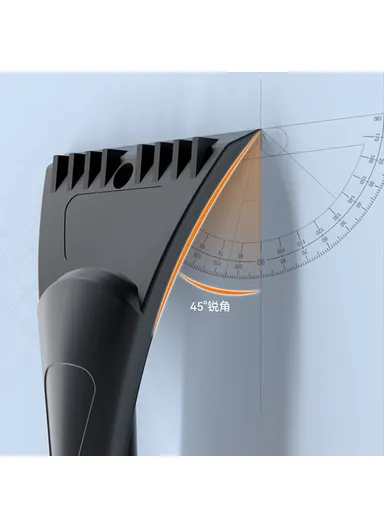 Winter Car Windshield Snow Scraper Brush Detachable Dual Head Snow Ice Removal Shovel - Orange