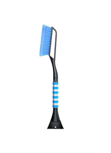Winter Car Windshield Snow Scraper Brush Detachable Dual Head Snow Ice Removal Shovel - Blue