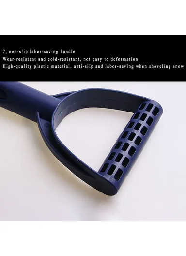 Multifunctional Snow Ice Removal Tool Set, Telescopic Pole Ice Shovel Kit B15