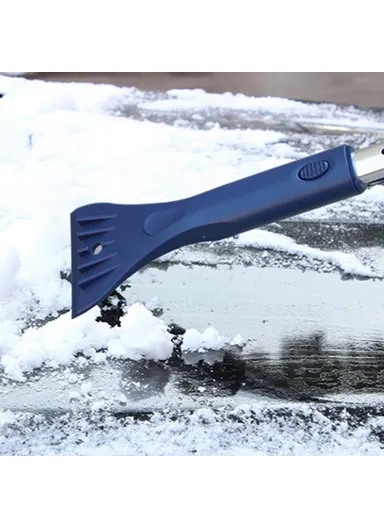 Multifunctional Snow Ice Removal Tool Set, Telescopic Pole Ice Shovel Kit B15