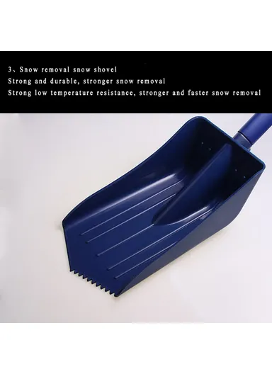 Multifunctional Snow Ice Removal Tool Set, Telescopic Pole Ice Shovel Kit B15