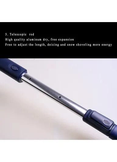Multifunctional Snow Ice Removal Tool Set, Telescopic Pole Ice Shovel Kit B15