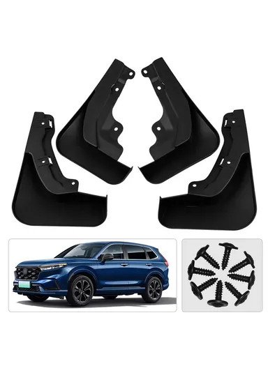 4-Pcs Car Front &amp; Rear Mudguard Fender Set for Honda CRV 2023 Mudflaps Mud Flaps Auto Accessories