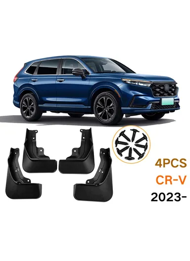 4-Pcs Car Front &amp; Rear Mudguard Fender Set for Honda CRV 2023 Mudflaps Mud Flaps Auto Accessories