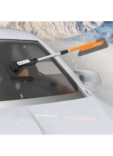 Telescopic Car Snow Shovel Defrost Deicing Brush Cleaning Tool (Standard Version)