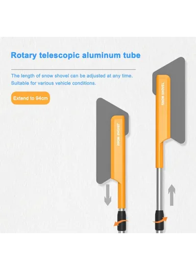 Telescopic Car Snow Shovel Defrost Deicing Brush Cleaning Tool (Standard Version)