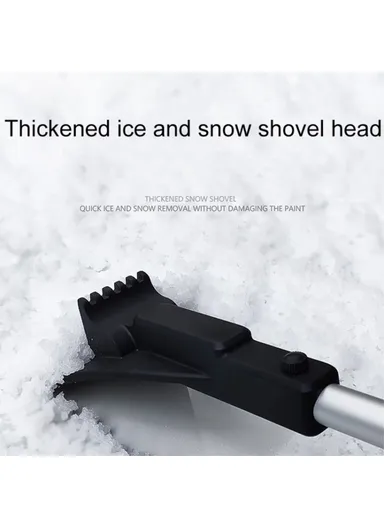 Telescopic Car Snow Shovel Defrost Deicing Brush Cleaning Tool (Standard Version)