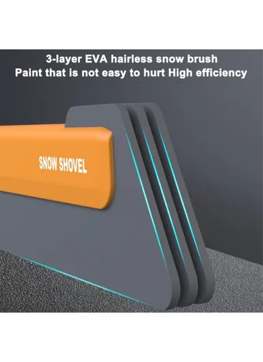 Telescopic Car Snow Shovel Defrost Deicing Brush Cleaning Tool (Standard Version)