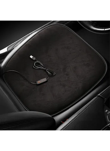 USB Heating Pad for Car 3 Temperature Car Seat Cover Cushion - Black