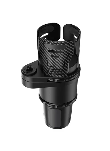 2-Layer Car Water Cup Holder Car Seat Multifunctional Adjustable Water Cup Drink Holder - Large