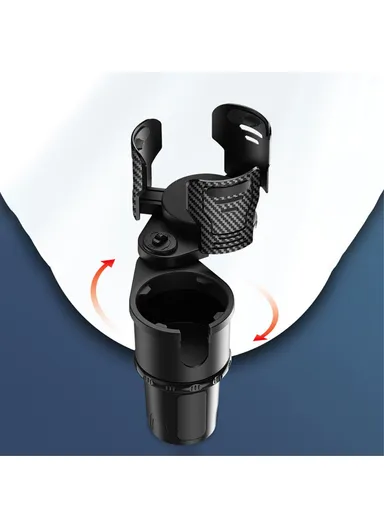 Multifunctional Car Water Cup Holder Car Seat Up Layer Stretchable Water Cup Drink Holder - Small