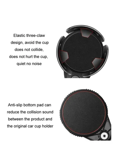3-in-1 Multifunctional Car Water Cup Holder with Removable Ashtray Anti-Slip Adjustable Car Cup Drink Holder Expander Adapter