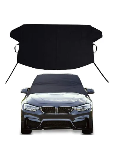 220x140cm 600D Oxford Cloth Thicken Car Front Windshield Waterproof Cover Windscreen Ice Snow Cover