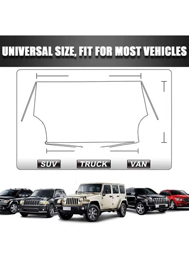 190x107cm 600D Oxford Cloth Thicken Car Front Windshield Waterproof Cover Windscreen Ice Snow Cover
