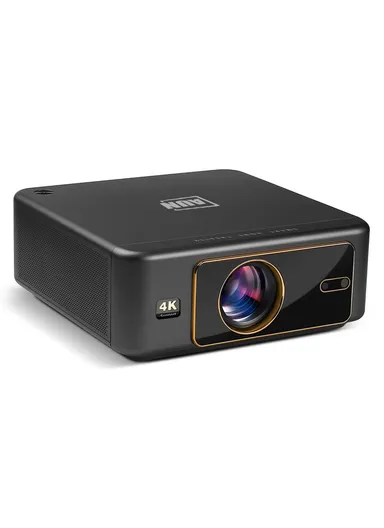 Android 12 Projector Auto Focus, 3D Mini Theater Full HD 1080P, LED 4K Video Projector U002 - EU Plug