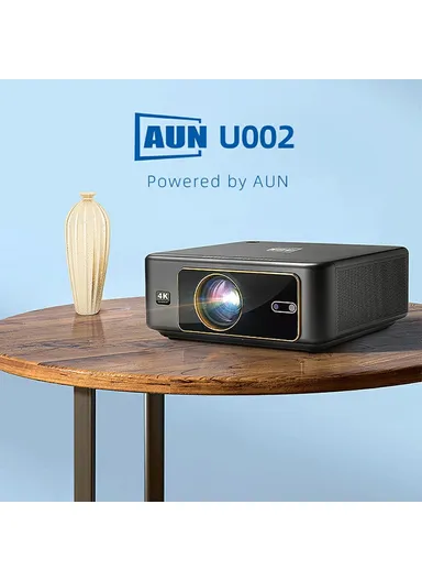 Android 12 Projector Auto Focus, 3D Mini Theater Full HD 1080P, LED 4K Video Projector U002 - EU Plug