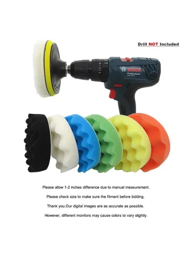 9Pcs CarPolishing Sponge Set Auto Polishing Pad Kit for Car Cleaning